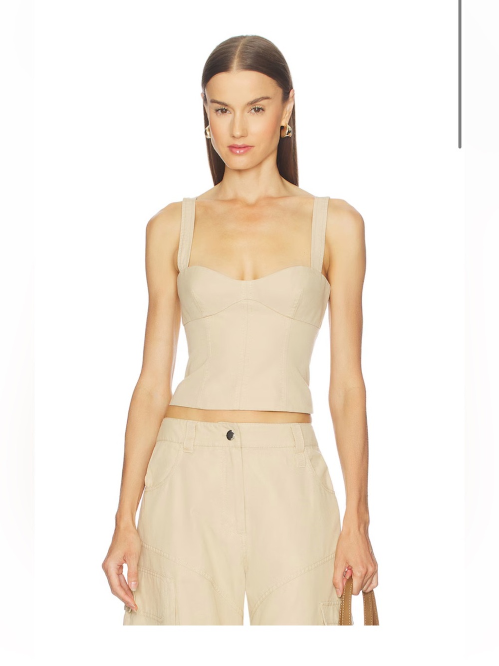 Camila Coelho Gigi Top in Beige